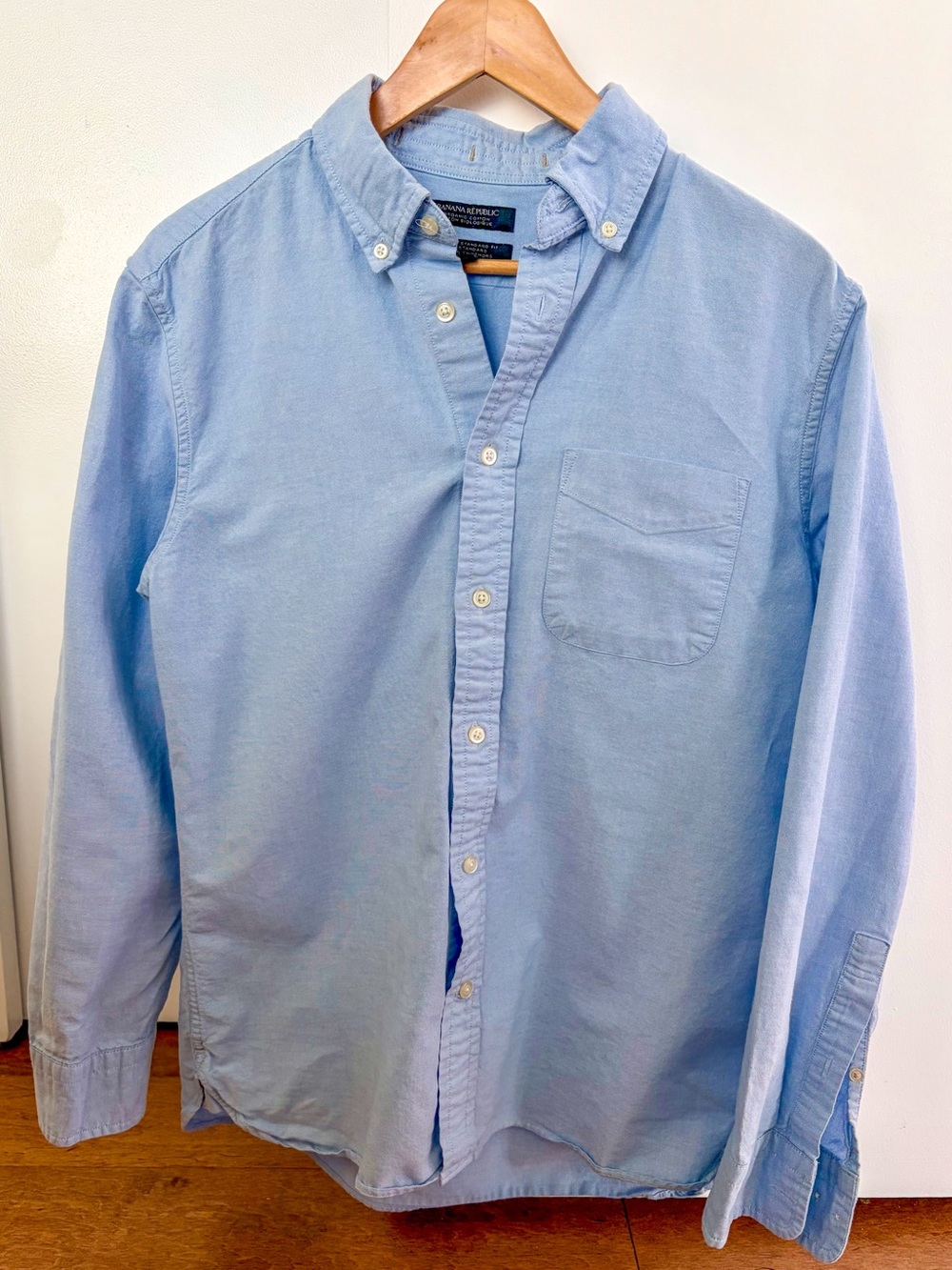 Banana Republic Light Blue Oxford Button-Down Shirt